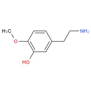 3-羟基-4-甲氧基苯乙胺,3-hydroxy-4-methoxyphenethylamine