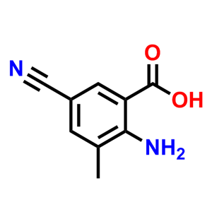 2-氨基-5-氰基-3-甲基苯甲酸