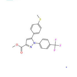 5-(4-(甲硫基)苯基)-1-(4-(三氟甲基)苯基)-1H-吡唑-3-羧酸甲酯
