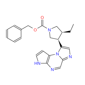 3S，4R)- 3-乙基-4-(3H-咪唑并[1,2-a]吡咯并[2,3-e]苄基吡嗪-8-基)吡咯烷-1-羧酸酯,benzyl (3S,4R)-3-ethyl-4-(3-tosyl-3H-imidazo[1,2-a]pyrrolo[2,3-e]pyrazin-8-yl)pyrrolidine-1-carboxylate