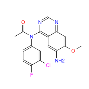 N-(3-氯-4-氟苯基)-N-(7-甲氧基-6-硝基喹唑啉-4-基)乙酰胺