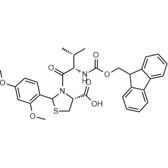 Fmoc-Val-Cys[psi(Dmp,H)pro]-OH,Fmoc-Val-Cys[psi(Dmp,H)pro]-OH