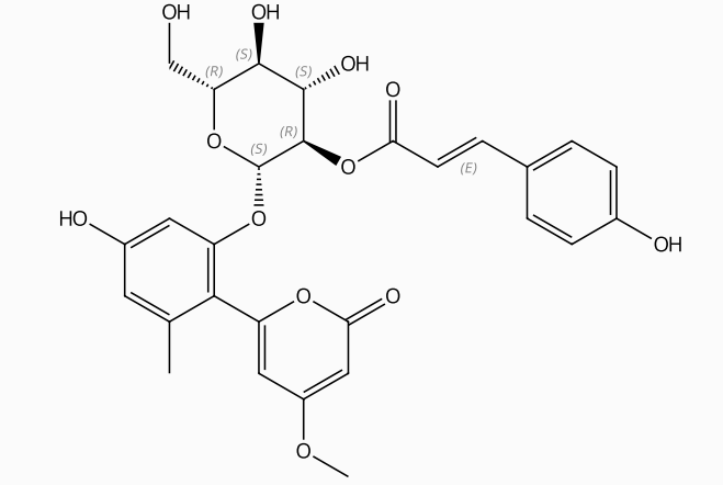 aloenin-2"-p-coumaroyl ester,aloenin-2"-p-coumaroyl ester