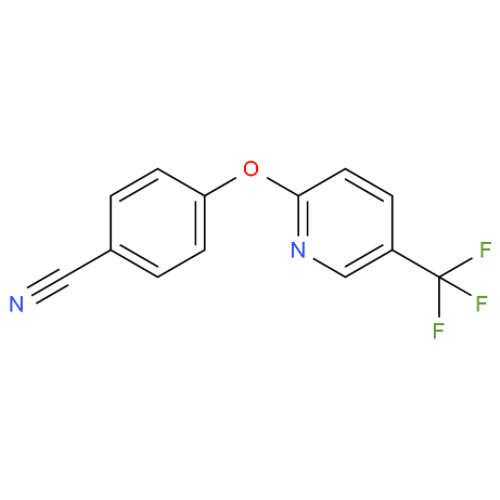 2-(4-氰基苯氧基)-5-(三氟甲基)吡啶,2-(4-CYANOPHENOXY)-5-(TRIFLUOROMETHYL)PYRIDINE
