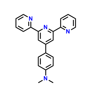 4'-(4-二甲基氨基苯基)-2,2':6',2''-三吡啶,4-(2,6-Dipyridin-2-ylpyridin-4-yl)-N,N-dimethylaniline
