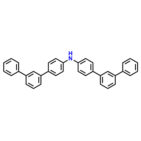 N-[1,1′:3′,1′′-三联苯]-4-基-[1,1′:3′,1′′-三联苯]-4-胺,N-[1,1′:3′,1′′-Terphenyl]-4-yl-[1,1′:3′,1′′-terphenyl]-4-amine