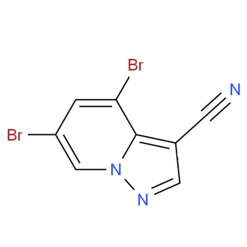 4,6-二溴吡唑并[1,5-A]吡啶-3-甲腈,4,6-Dibromo-pyrazolo[1,5-a]pyridine-3-carbonitrile