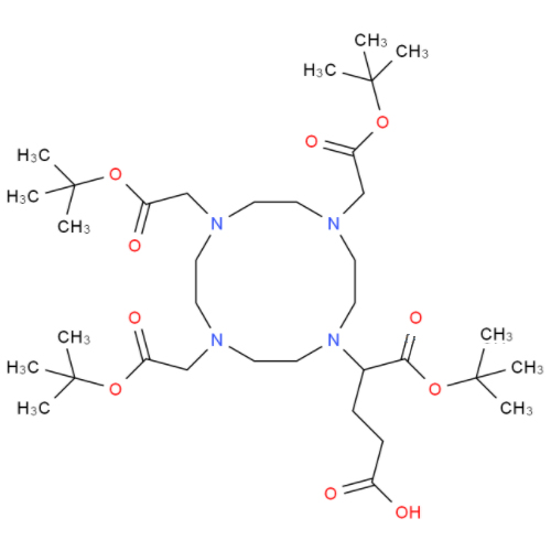 DOTAGA-四叔丁酯,1,4,7,10-Tetraazacyclododecane-1,4,7,10-tetraacetic acid, a-(2-carboxyethyl)-, 1,4,7,10-tetrakis(1,1-dimethylethyl) ester