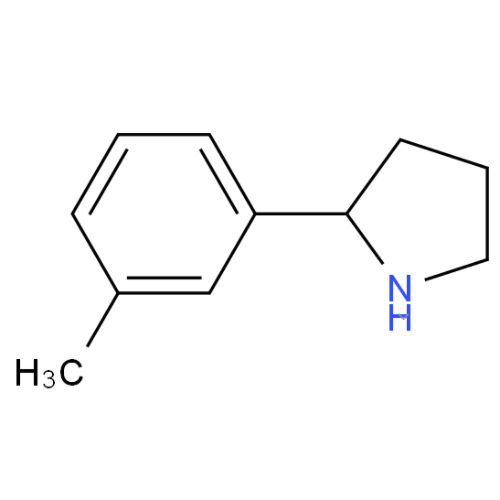 2-(3-甲苯基)-吡咯烷,2-(3-METHYLPHENYL)PYRROLIDINE