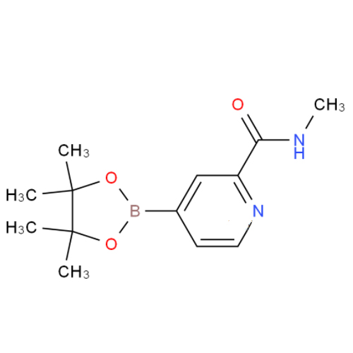 N-甲基-4-(4,4,5,5-四甲基-1,3,2-二氧杂硼杂环戊烷-2-基)吡啶酰胺,N-Methyl-4-(4,4,5,5-tetraMethyl-1,3,2-dioxaborolan-2-yl)pyridin-2-carboxaMide