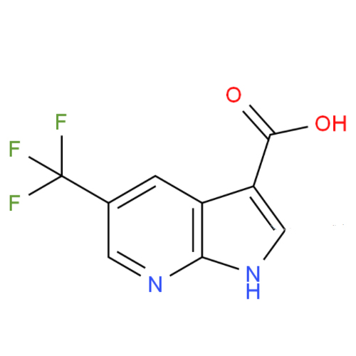 5-(三氟甲基)-1H-吡咯并[2,3-B]吡啶-3-羧酸,5-(TrifluoroMethyl)-7-azaindole-3-carboxylic acid