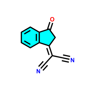 1080-74-6 ；3-(二氰基亚甲基)茚-1-酮