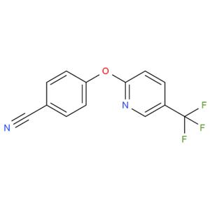 2-(4-氰基苯氧基)-5-(三氟甲基)吡啶,2-(4-CYANOPHENOXY)-5-(TRIFLUOROMETHYL)PYRIDINE