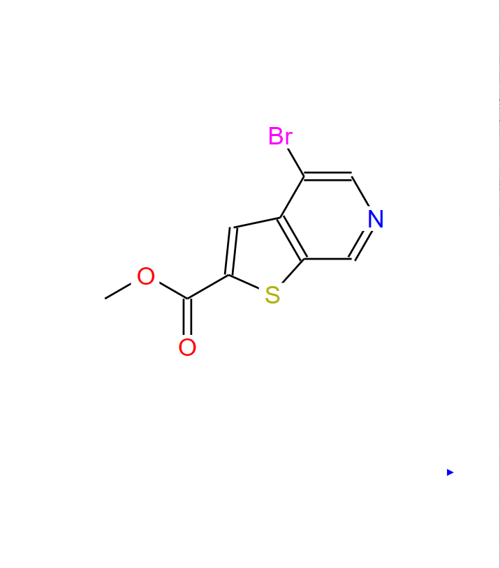 4-溴噻吩并[2,3-C]吡啶-2-羧酸甲酯,4-BROMOTHIENO[2,3-C]PYRIDINE-2-CARBOXYLIC ACID METHYL ESTER