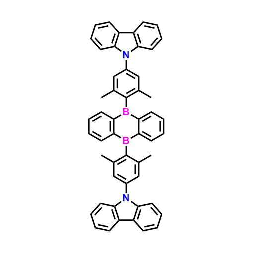 5,10-双（4-（9H-咔唑-9-基）-2,6-二甲基苯基）-5,10-二氢硼蒽,5,10-bis(4-(9H-carbazol-9-yl)-2,6-dimethylphenyl)-5,10-dihydroboranthrene