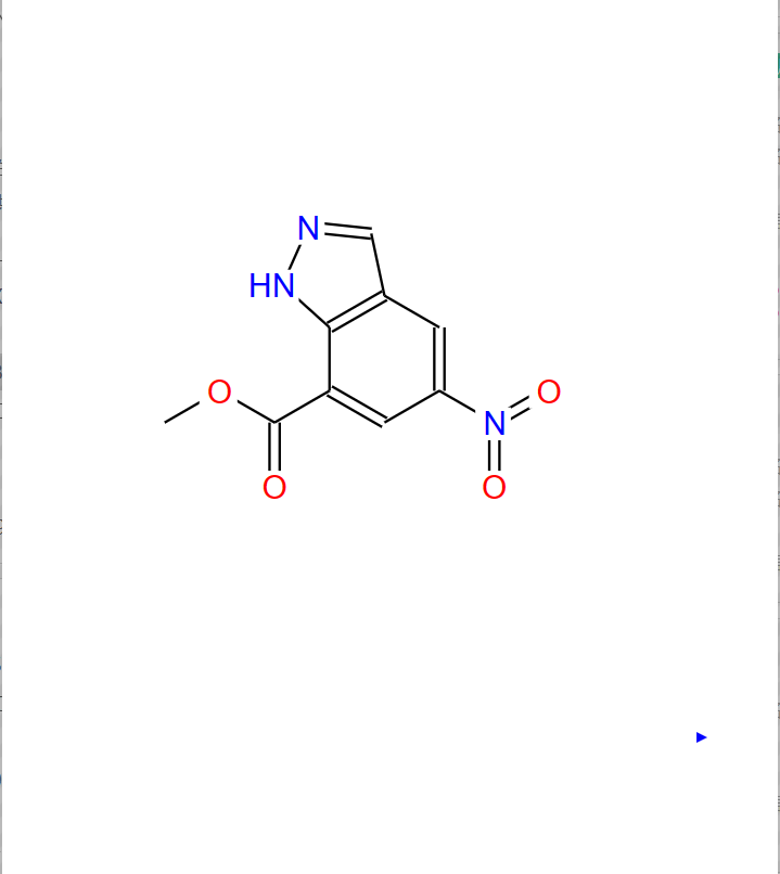 5-硝基-1H-吲唑-7-羧酸甲酯,5-NITRO-1H-INDAZOLE-7-CARBOXYLIC ACID METHYL ESTER