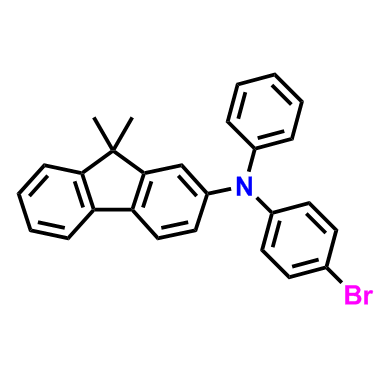 N-（4-溴苯基）-9,9-二甲基-N-苯基-9H-芴-2-胺,N-(4-bromophenyl)-9,9-dimethyl-N-phenyl-9H-fluoren-2-amine