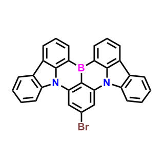 2,6-bis(9H-carbazol-9-yl)boron-Br,2,6-bis(9H-carbazol-9-yl)boron-Br