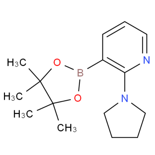 2-(1-吡咯烷)吡啶-3-硼酸频哪酯,2-(PYRROLIDIN-1-YL)-3-(4,4,5,5-TETRAMETHYL-[1,3,2]-DIOXABOROLAN-2-YL)PYRIDINE