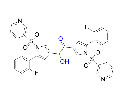 沃諾拉贊雜質59,1,2-bis(5-(2-fluorophenyl)-1-(pyridin-3-ylsulfonyl)-1H-pyrrol-3-yl)-2- hydroxyethan-1-one