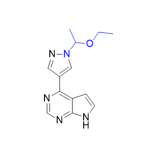芦可替尼杂质01,4-(1-(1-ethoxyethyl)-1H-pyrazol-4-yl)-7H-pyrrolo[2,3-d]pyrimidine