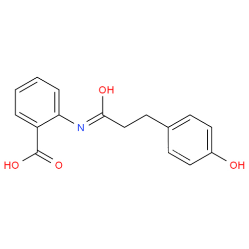 二氢燕麦生物碱,2-(3-(4-hydroxyphenyl)propanamido)benzoic acid