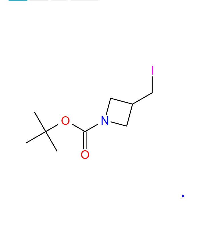 1-BOC-(3-碘甲基)氮杂环丁烷,TERT-BUTYL 3-(IODOMETHYL)AZETIDINE-1-CARBOXYLATE