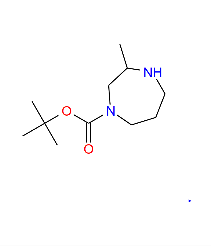 3-甲基-1,4-二氮杂环庚烷-1-甲酰基叔丁酯,TETRT-BUTYL3-METHYL-1,4-DIAZEPANE-1-CARBOXYLATE