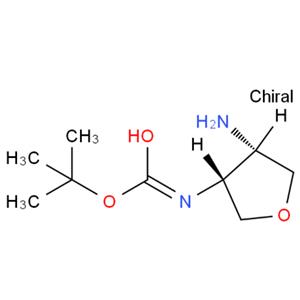 叔丁基((3R,4S)-4-氨基四氢呋喃-3-基)氨基甲酸酯