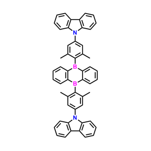 5,10-双（4-（9H-咔唑-9-基）-2,6-二甲基苯基）-5,10-二氢硼蒽,5,10-bis(4-(9H-carbazol-9-yl)-2,6-dimethylphenyl)-5,10-dihydroboranthrene