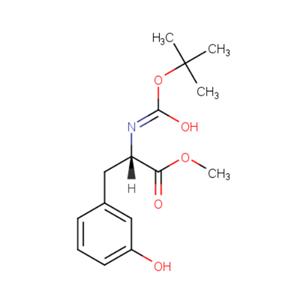 (S)-2-(BOC-氨基)-3-(3-羟苯基)丙酸甲酯