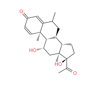 甲基泼尼松龙脱氢物,11beta,17alpha-Dihydroxy-6alpha-methylpregna-1,4-diene-3,20-dione