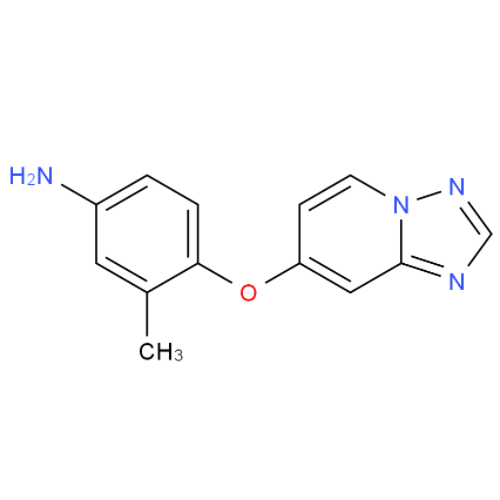 4-([1,2,4]三唑[1,5-A]吡啶-7-氧基)-3-甲基苯胺,4-([1,2,4]triazolo[1,5-a]pyridin-7-yloxy)-3-methylaniline