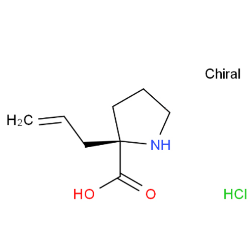 (R)-2-烯丙基吡咯烷-2-甲酸盐酸盐,(2R)-2-(prop-2-en-1-yl)pyrrolidine-2-carboxylic acid hydrochloride