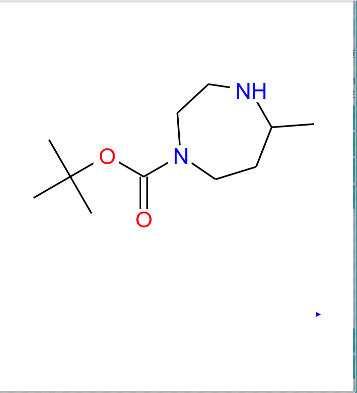 5-甲基-1,4-二氮杂环庚烷-1-甲酰基叔丁酯,TETRT-BUTYL5-METHYL-1,4-DIAZEPANE-1-CARBOXYLATE