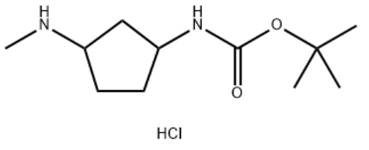 (3-(甲氨基)环戊基)氨基甲酸叔丁酯盐酸盐,tert-Butyl (3-(methylamino)cyclopentyl)carbamate hydrochloride