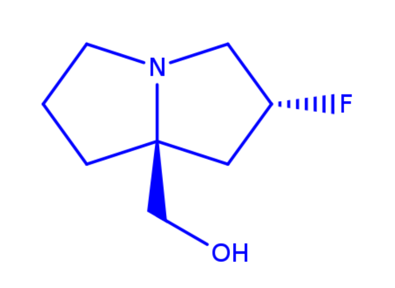 ((2R,7aS)-2-Fluorotetrahydro-1H-pyrrolizin-7a(5H)-yl)methanol,((2R,7aS)-2-Fluorotetrahydro-1H-pyrrolizin-7a(5H)-yl)methanol