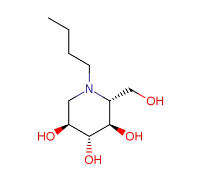 (2R,3R,4R,5S)-1-Butyl-2-(hydroxymethyl)piperidine-3,4,5-triol,(2R,3R,4R,5S)-1-Butyl-2-(hydroxymethyl)piperidine-3,4,5-triol