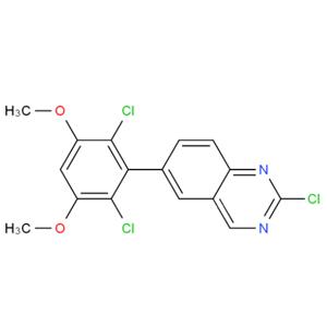 2-氯-6-(2,6-二氯-3,5-二甲氧基苯基)喹唑啉,2-chloro-6-(2,6-dichloro-3,5-dimethoxyphenyl)quinazoline