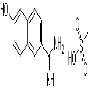 6-脒基-2-萘酚甲磺酸盐,6-Amidino-2-naphthol methanesulfonate