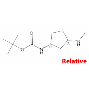 rel-1,1-Dimethylethyl N-[(1R,3S)-3-(methylamino)cyclopentyl]carbamate