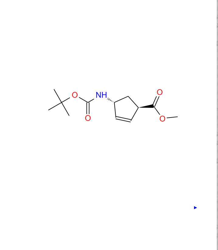 (1R,4R)-4-BOC-氨基-2-環(huán)戊烯-1-羧酸甲脂,Trans-(1R,4R)-4-Boc-aMino-2-Cyclopentene-1-carboxylic acid Methyl ester