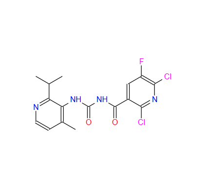 2,6-二氯-5-氟-N-[(2-异丙基-4-甲基吡啶-3-基)羰基]烟酰胺,2,6-dichloro-5-fluoro-N-((2-isopropyl-4-methylpyridin-3-yl)carbamoyl)nicotinamide