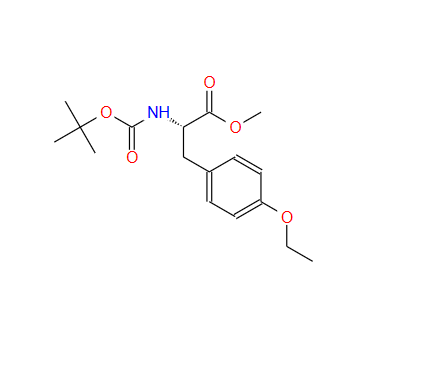 N-[(1,1 - 二甲基乙氧基)羰基]-O-乙基-L-酪氨酸甲酯,L-Tyrosine, N-[(1,1-dimethylethoxy)carbonyl]-O-ethyl-, methyl ester