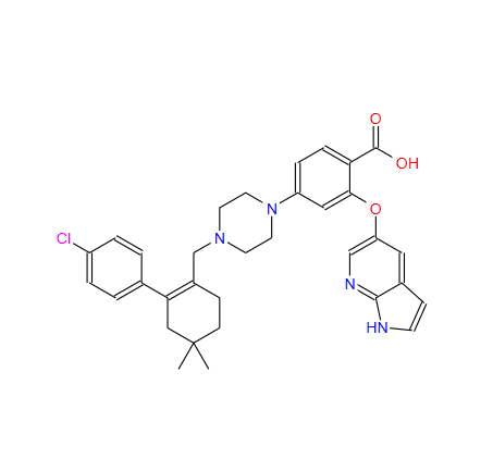 2-[(1H-吡咯并[2,3-B]吡啶-5-基)氧基]-4-[4-[[2-(4-氯苯基)-4,4-二甲基环己-1-烯基]甲基]哌嗪-1-基]苯甲酸,2-[(1H-pyrrolo[2,3-B]pyridin-5-yl)oxy]-4-[4-[[2-(4-chlorophenyl)-4,4-dimethyl ring Hex-1-enyl]methyl]piperazin-1-yl]benzoic acid