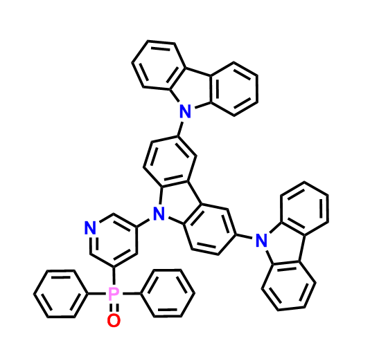 (5-(9'H-[9,3':6',9''-tercarbazol]-9'-yl)pyridin-3-yl)diphenylphosphine oxide,(5-(9'H-[9,3':6',9''-tercarbazol]-9'-yl)pyridin-3-yl)diphenylphosphine oxide