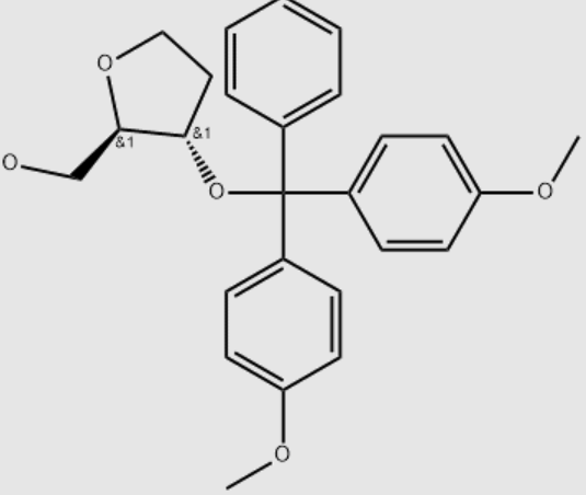 D-erythro-Pentitol, 1,4-anhydro-3-O-[bis(4-methoxyphenyl)phenylmethyl]-2-deoxy-,D-erythro-Pentitol, 1,4-anhydro-3-O-[bis(4-methoxyphenyl)phenylmethyl]-2-deoxy-