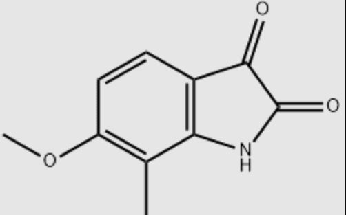 6-甲氧基-7-甲基吲哚啉-2,3-二酮,6-methoxy-7-methylindoline-2,3-dione
