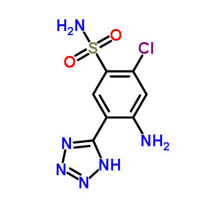 5-(2-氨基-4-氯-5-苯磺酰胺)-1H-四唑,5-(2-Amino-4-chloro-5-sulfamoylphenyl)-1H-tetrazole