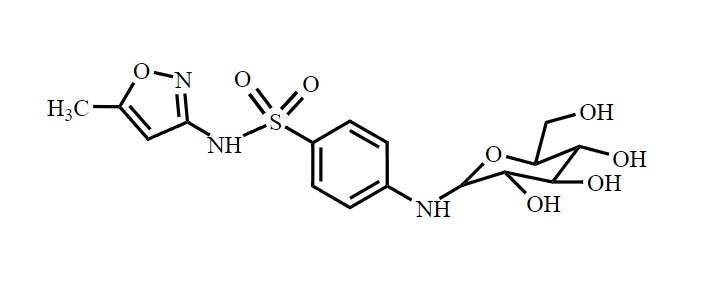 磺胺甲噁唑N4- 葡胺,Sulfamethoxazole N4-glucoside